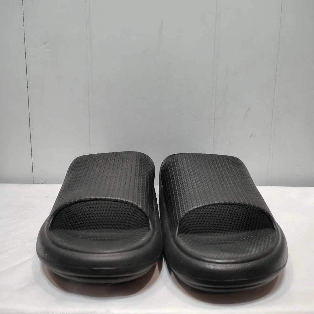 Men’s Black‎ Slide Sandals EVA Foam Comfort Pool Shoes 9.5